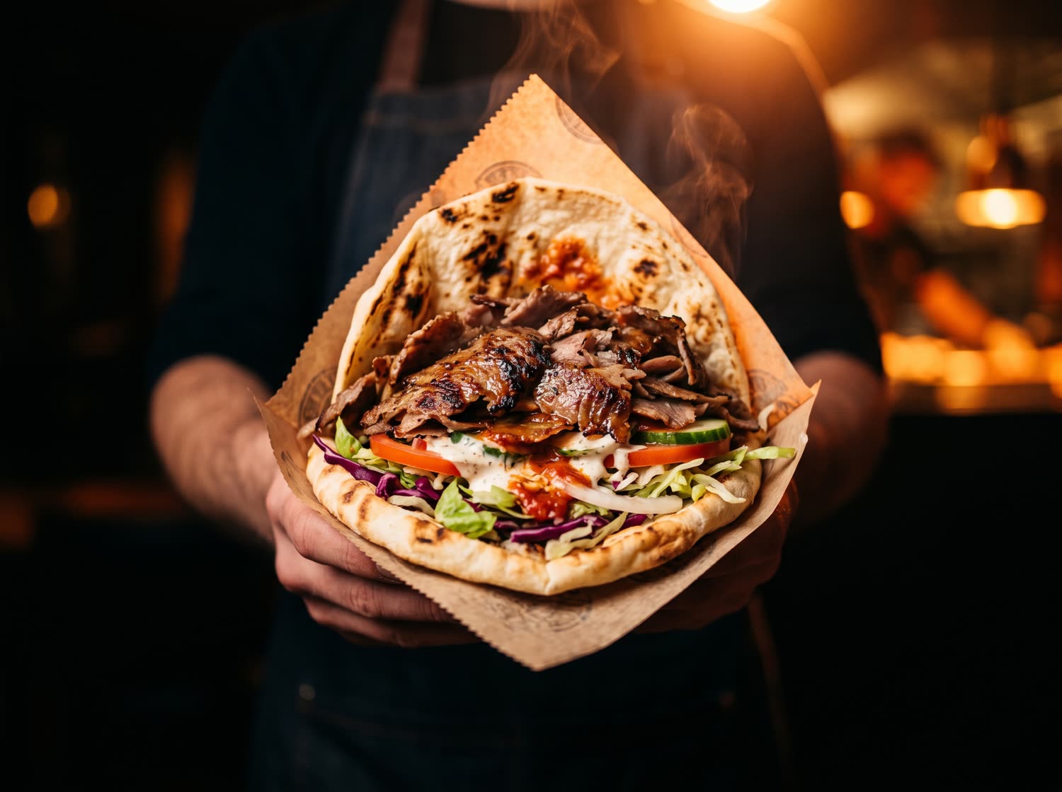 Döner vom Drehspieß
